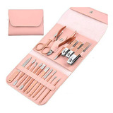 Kit De Manicura De Acero Inoxidable - Cortauñas Profesional 