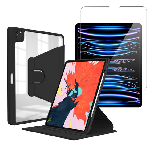 Estuche Smart Case Cristal Para Xiaomi Pad Se 11 + Vidrio