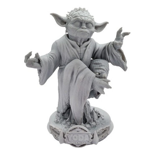 Figura 3d Resina Yoda Star Wars 11,5cms Para Pintar