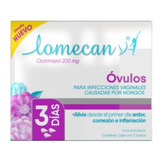 Óvulos Vaginales Lomecan V Clotrimazol 3 Óvulos 200 Mg 