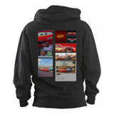 Sudadera Hoodie Cars Collage Rayo Mcqueen Sally Mate Disney 