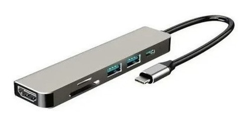 Cabo Adaptador Usb Tipo C Docker Hdmi 4k + Usb 3.0 Dell Xps