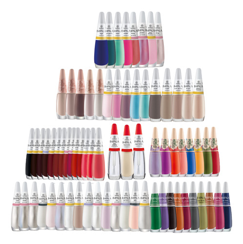 Esmalte Impala Mega Kit Sem Repetição 