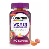 Centrum Mujer Multigummies, 170 Gomitas De Sabores . Sabor Frutas