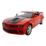 Miniatura De Metal Chevrolet Camaro Red 2014 Kt5383d