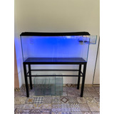 Pecera 120x50x30 6 Mm + Tapa Con Luces + Soporte + Sump