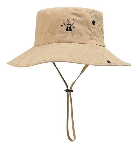 Un Verano Sin Ti Merch Heart Safari Sombrero Pescador Beige