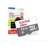 Tarjeta Memoria Microsd Sandisk 32gb Clase 10 Adaptador Sd