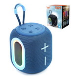 Alto-falante Portátil À Prova D'água Bluetooth 10w Com Luz