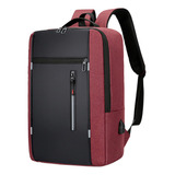 Mochila Urbana Impermeable Con Usb Para Notebook De 15,6.