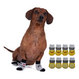 Medias Antideslizantes Amarillo Para Perros/gatos