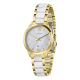 Relógio Lince Feminino Ref: Lrt4801l36 B2kb Fashion Bicolor