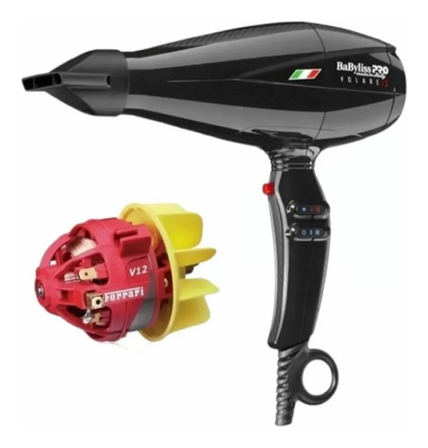 Secador Babyliss Pro Ferrari Volare 2000w Turbo Liviano