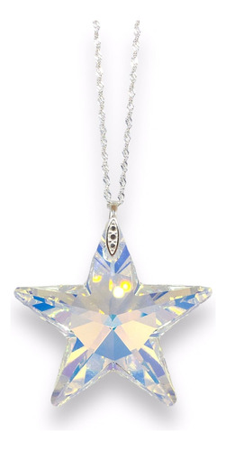 Collar Cadena Decorado C Cristales Swarovski® Estrella 40mm