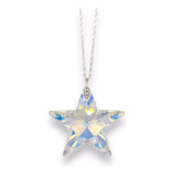 Collar Cadena Decorado C Cristales Swarovski® Estrella 40mm