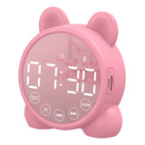 Reloj Despertador Para Niños Con Bocina Bluetooth, Desperta