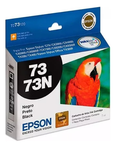 Cartucho Epson 73n T073120 P/c79/cx3900/cx4900/cx5900vencido