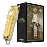 Maquina De Cortar Cabelo Profissional Mega Dom 1991 Usb Gold