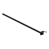 Suporte Refletor Led Inclinado Parede Braço 100cm 1m Preto