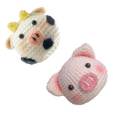 2x Diy Doll Crochet Lindo Regalo Decorativo Crocheting Craft