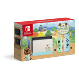 Nintendo Switch Hac-001(-01) 32gb Animal Crossing: New Horizons Cor  Verde Pastel E Azul Pastel