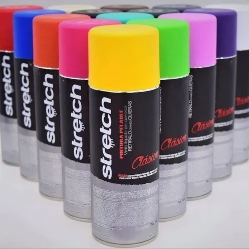 Aerosol Stretch Pintura Removible Colores Pint. Frias