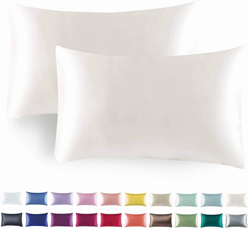 Funda Almohada Satin Saten Tipo Seda Set X2 Unids 51×102 Cm