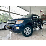 Ford Ranger 2.5 Xlt Cd Flex Mecânica Azul 2014