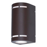 Aplique Bidireccional Metal Exterior Semicilindro +dicro Led