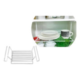 Estante Colgante Organizador Alacena Reforzado 42 Cm Blanco