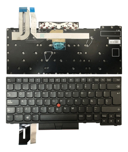 Teclado Portátil Sp Para Lenovo Thinkpad E480/e495/l480