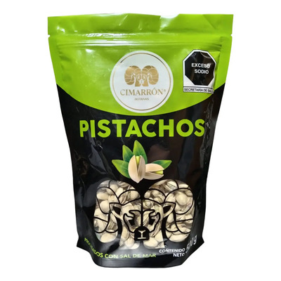 Pistache Con Sal Alta Calidad Gourmet 500gr Cimarron Premium | MercadoLibre