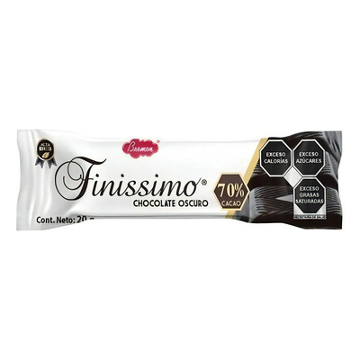 Finissimo 70% Cacao Caja Con 16 Pzas. De 20 G C\u002Fu | MercadoLibre
