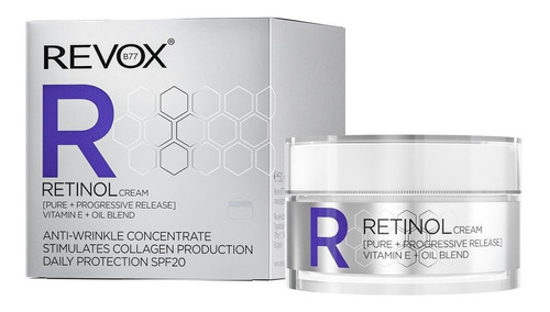 Revox B77 Crema Facial · Retinol Anti-arrugas Vit E Y Argán