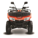 Moto Italika Atv200 Naranja Negro