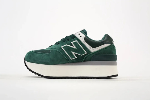 Tenis Retro New Balance 574 Con Plataforma Zapatillas Antideslizantes Duraderas De Estilo Clásico