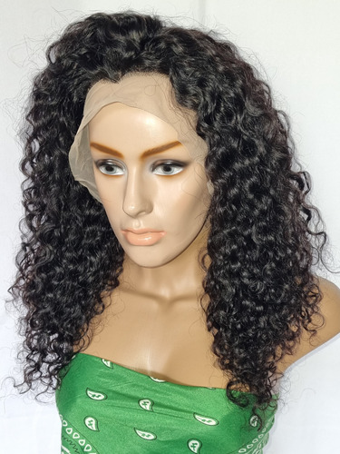 Front Lace Cabelo Humano Cacheado Natural 