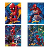  Tilibra Homem Aranha Spider Man Brochura Spider Man Homem Aranha Caderno 48 Folhas 48 Folhas  Listradas 1 Assuntos Unidade X 1