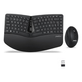 Perixx Periduo-606es Set De Teclado Mini Ergonómico Y Ratón