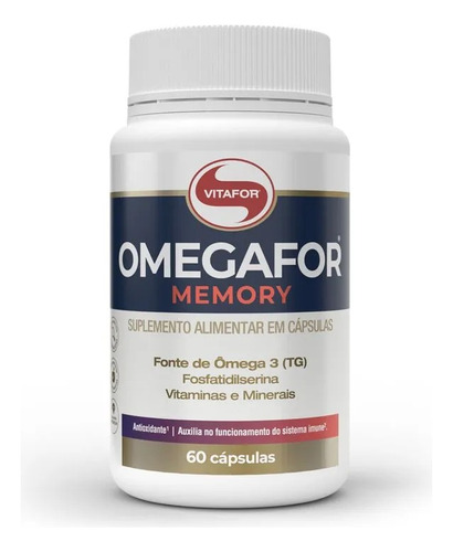 Omegafor Memory Fosfatidilserina 60 Cpas Vitafor- Original 