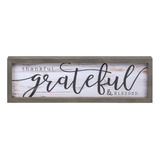 P. Graham Dunn Thankful Grateful Blessed - Placa De Pared Co