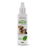 Spray Bucal Mau Hálito Para Cachorro Gato Pet Clean 120 Ml