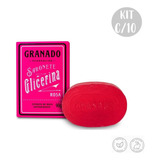 Kit C/10 Sabonetes Barra Glicerina Antioxidante Granado 90g