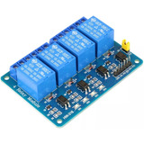 Módulo Rele Relé 5v 4 Canais Para Arduino Pic Raspberry Pi