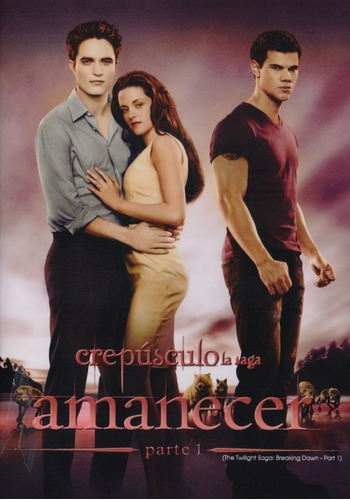 Crepusculo Amanecer Parte 1 Película Dvd