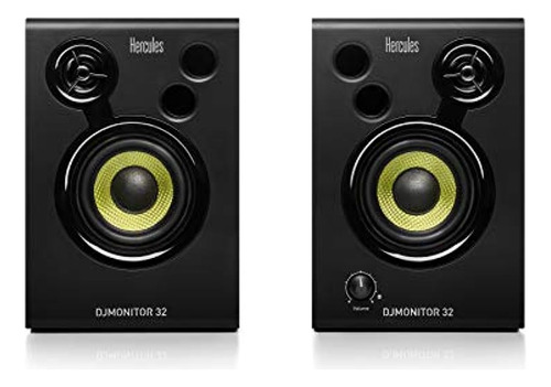 Par Monitores Dj Hércules Djmonitor 32 Color Black