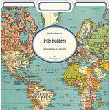 Carpeta De Archivos Pesados Mapa Mundial 2 (set De 12)