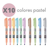 Set Resaltadores Filgo Lighter X10 Colores Pastel Promo!!!