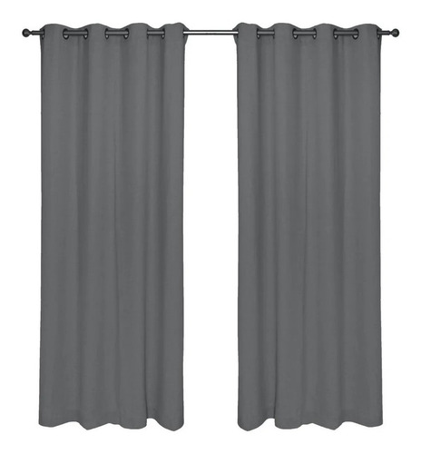 Set 2 Cortina Blackout Térmico 140x230 Cm - Colores 