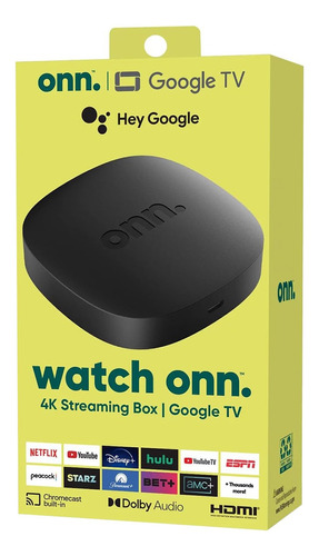 Onn Hd Streaming 4k 2gb Ram Google Tv 2023 Control De Voz